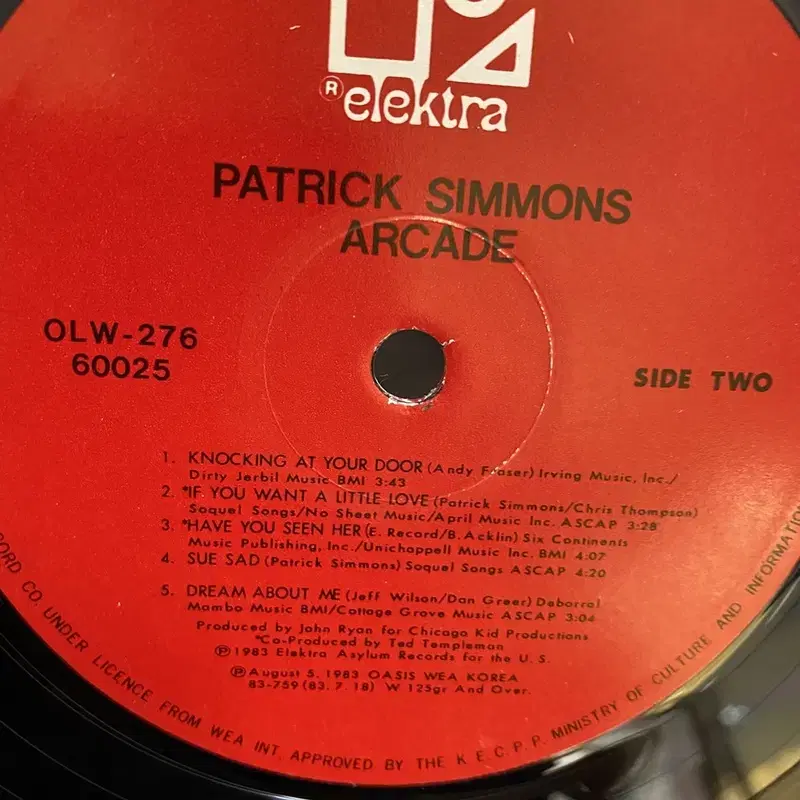 PATRICK SIMMONS LP / AA4027