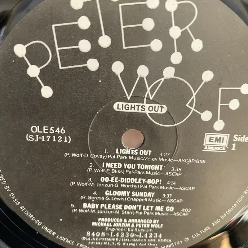 PETER WOLF LP / AA4042