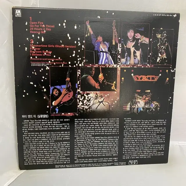 Y AND T OPEN FIRE LIVE LP / AA4055