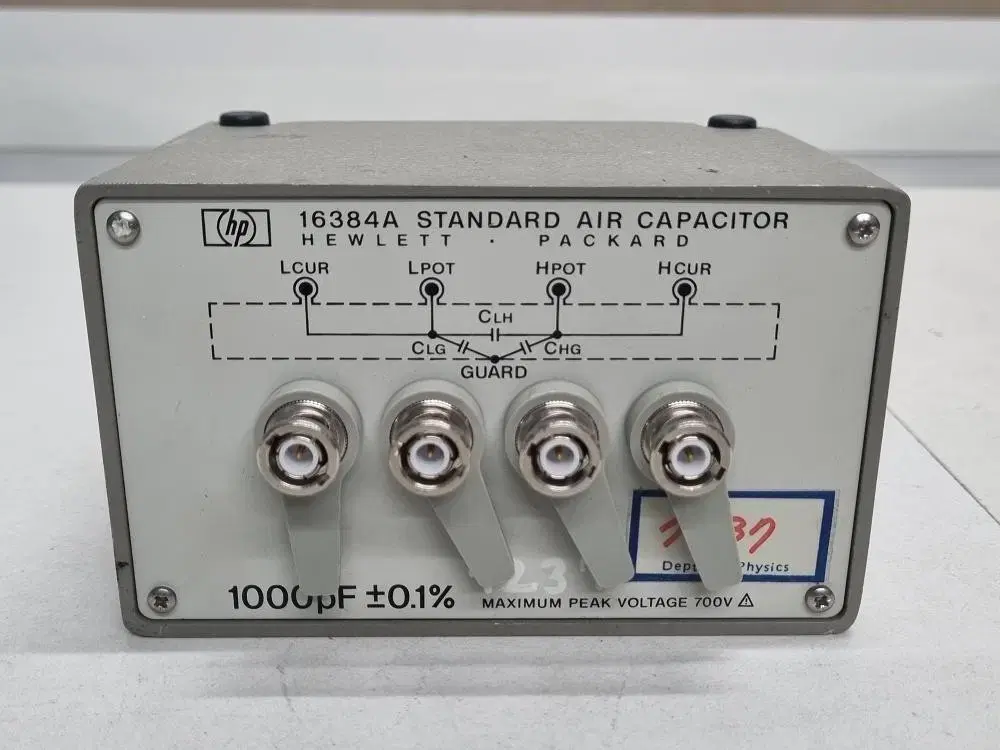 HP 16384A Standard Air Capacitor.