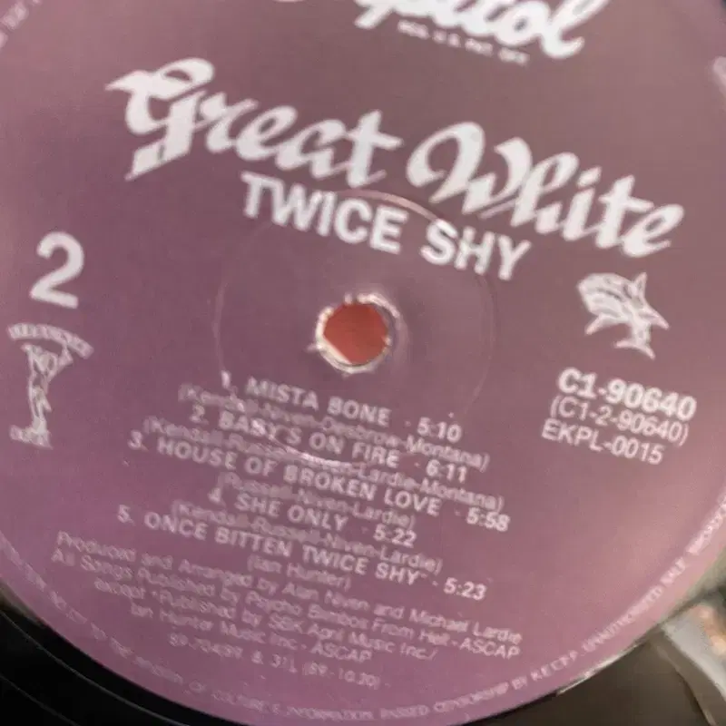 TWICE SHY LP / AA4087