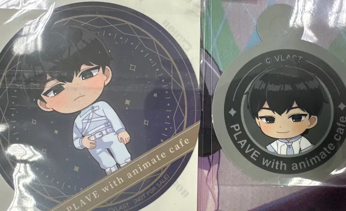 Animate plave hamin Coaster Straw WTS