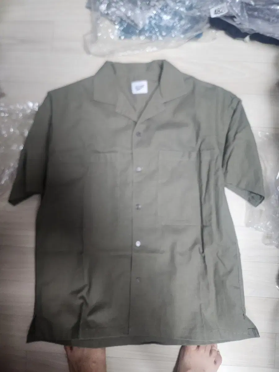 Partimento Genuine Khaki Short Sleeve Shirt Size 105