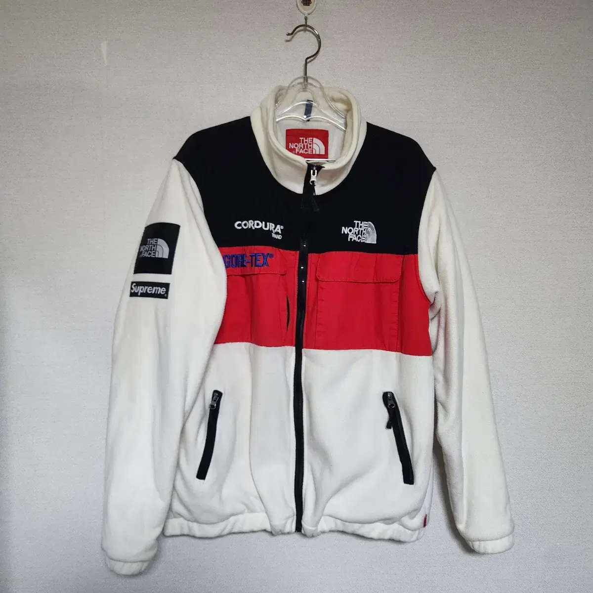 Supreme x The North Face Expedition Fleece Jacket White XL