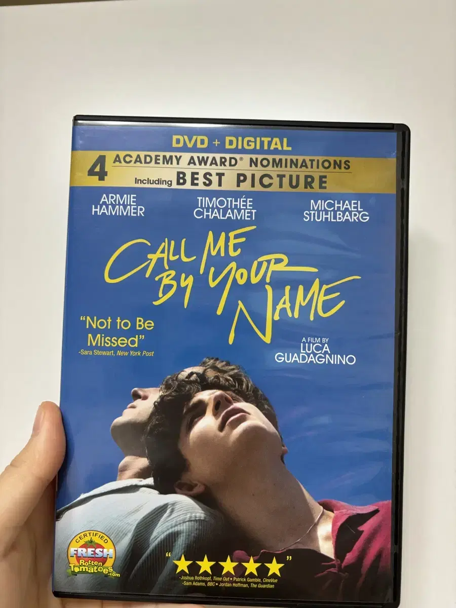 Call Me By Your Name Timothy Chalamet dvd Sells