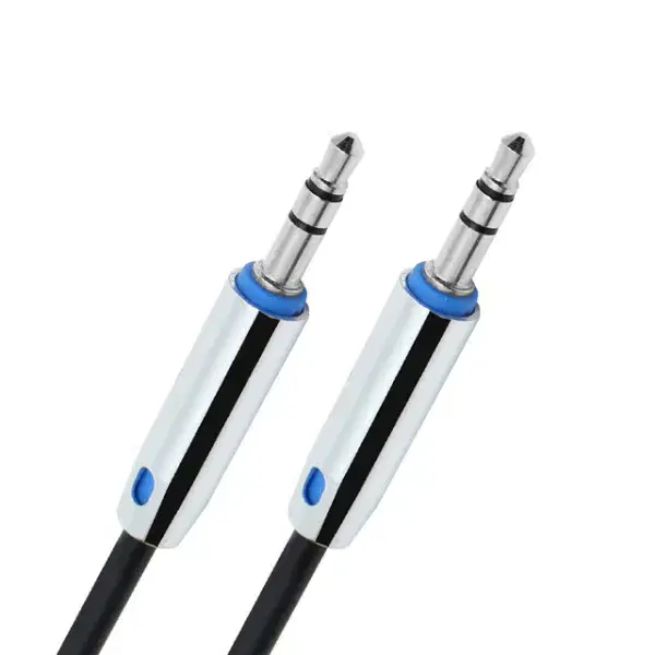 AUX 3.5mm 스테레오 오디오 연장 메탈 케이블 5m