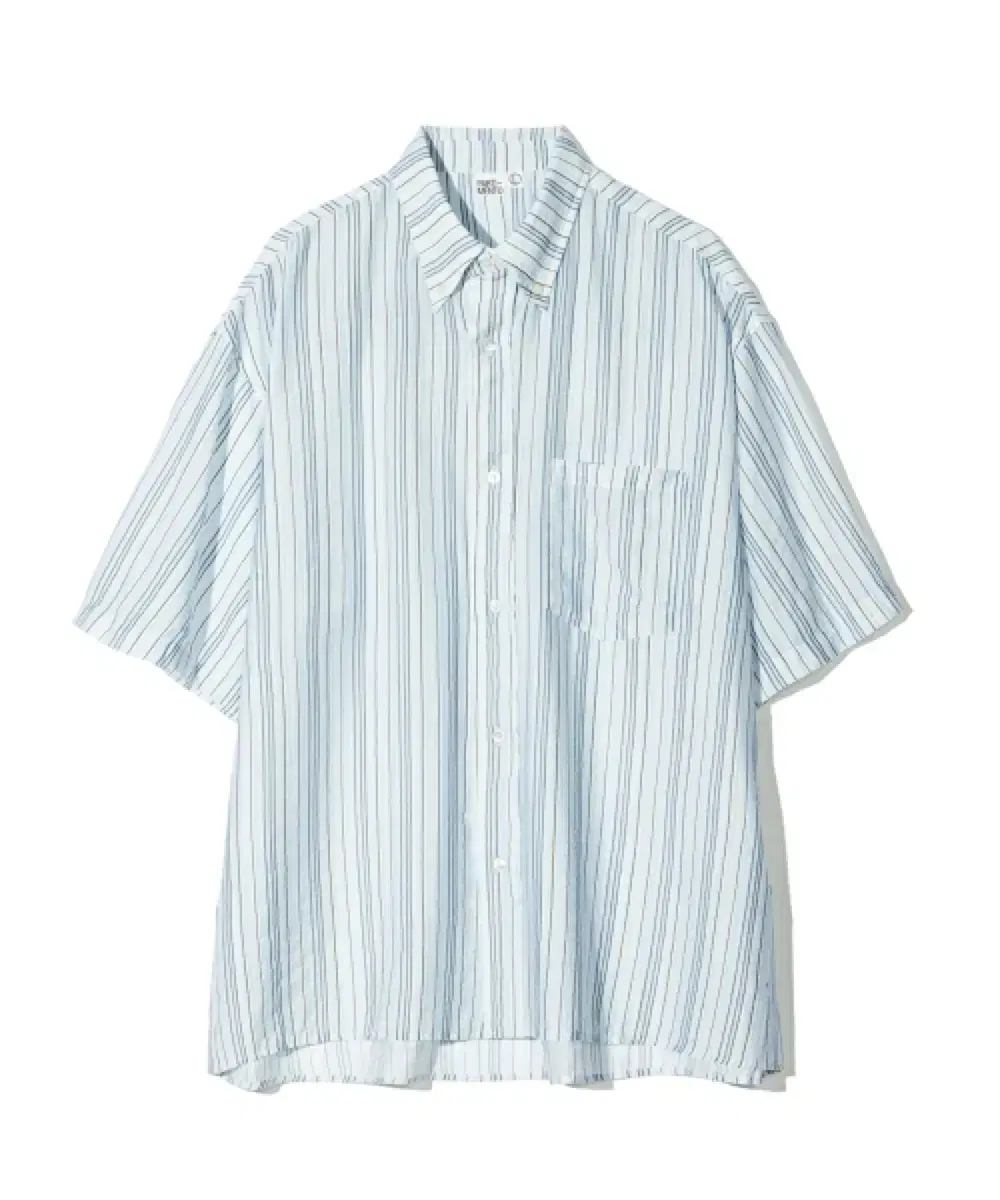 Partimento Stripe Overfit Short Sleeve Shirt