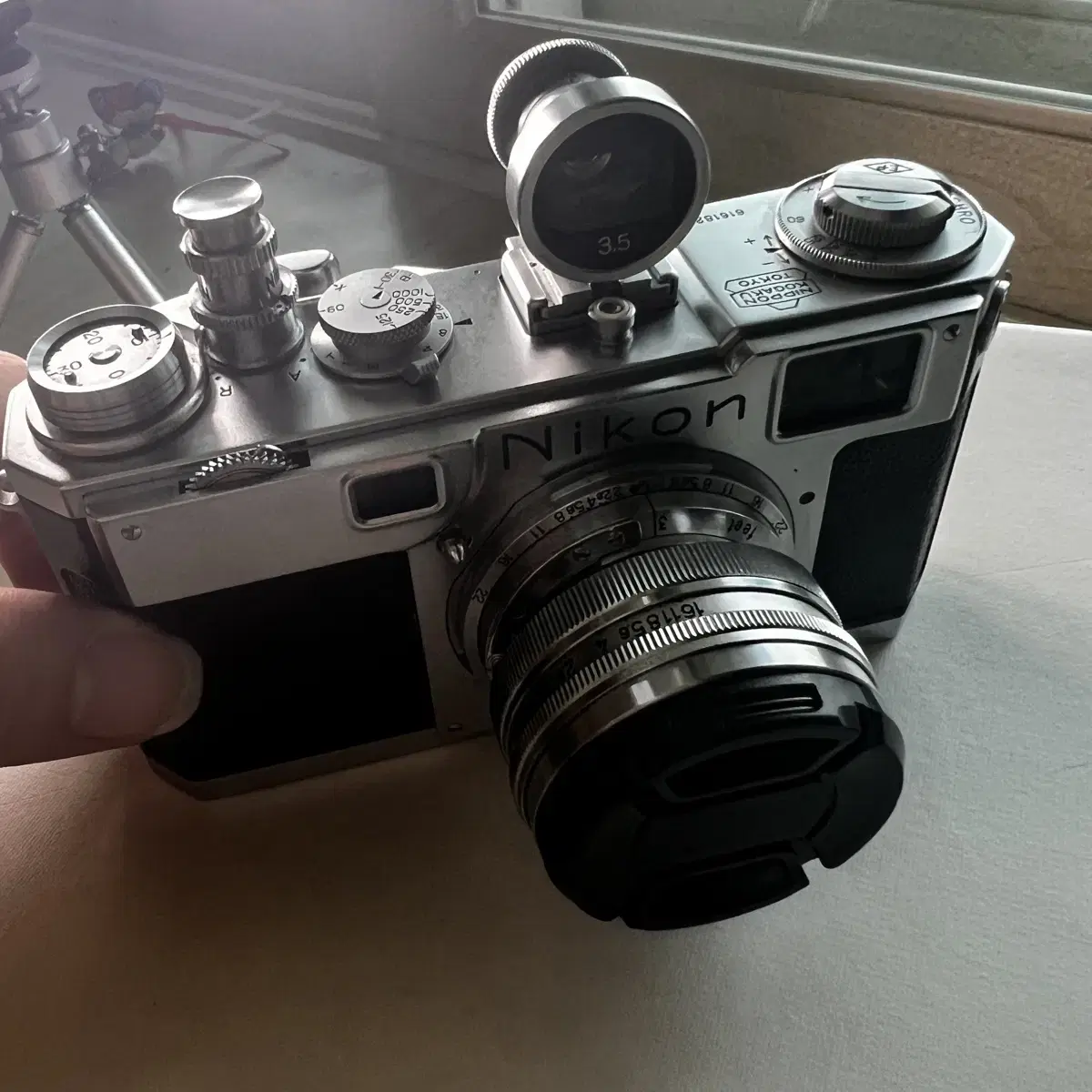 Nikon kogaku S2 (1952년 제품)+ 뷰파인더 + 셔터 커버