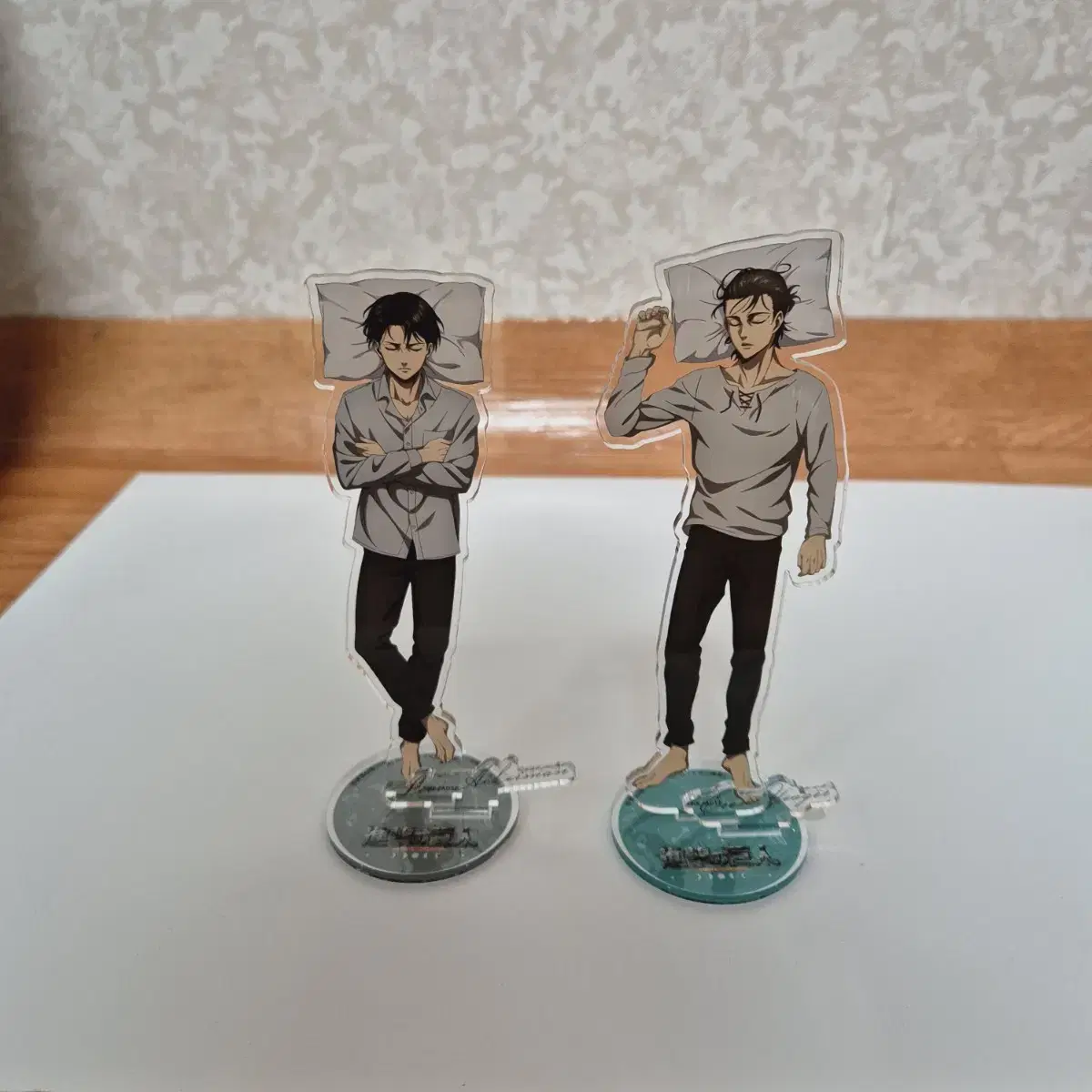 Jin's giant Eren Ribai Oyasumi sleeping acrylic stand