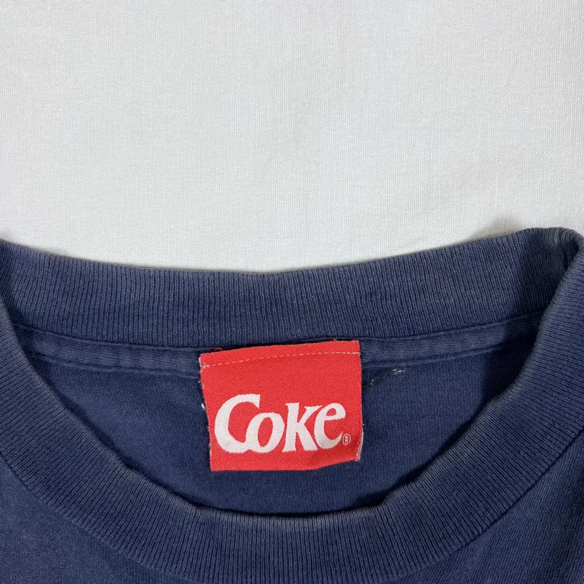 90s 95년도 코카콜라 coca cola 베어 프린트 반팔티