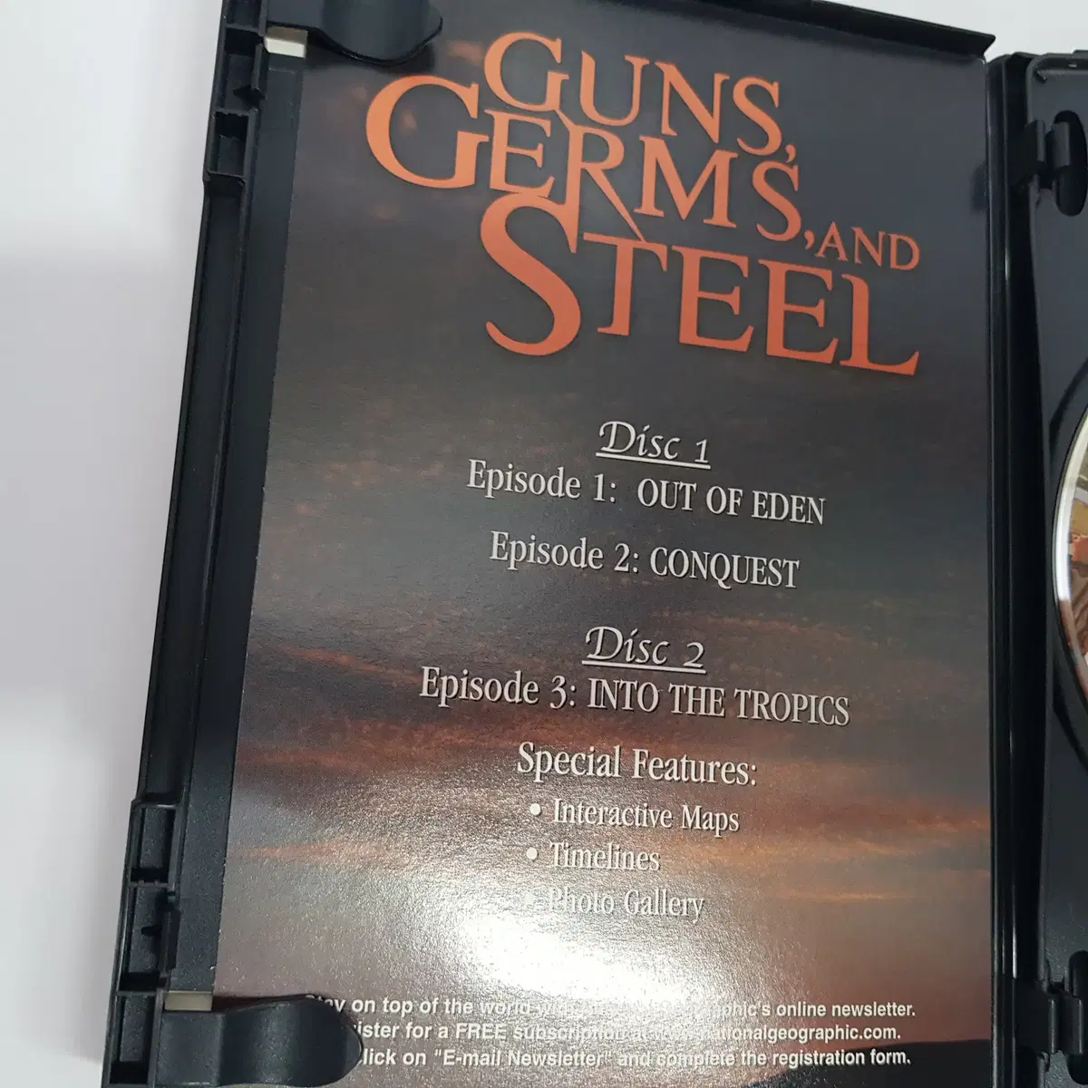 내셔널지오그래픽Guns, Germs, and Steel 2disc DVD