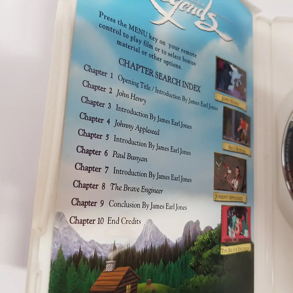 Disney's American Legends 영문판 DVD