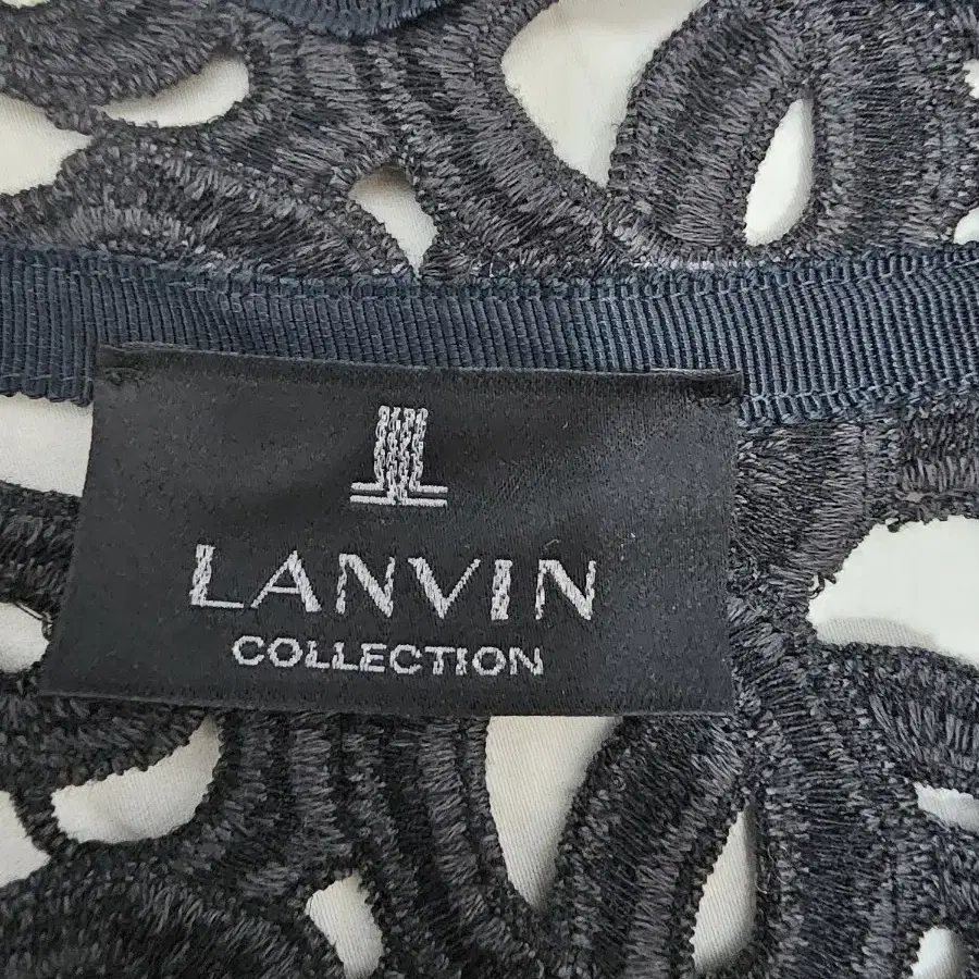 LANVIN 랑방 컬렉션 여성용 자수 반팔 아우터