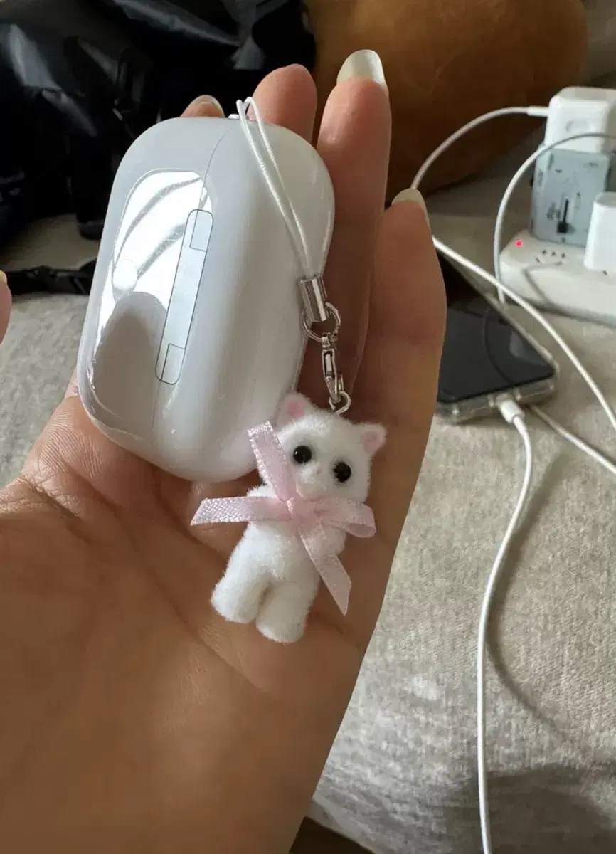 고양이 인형고리