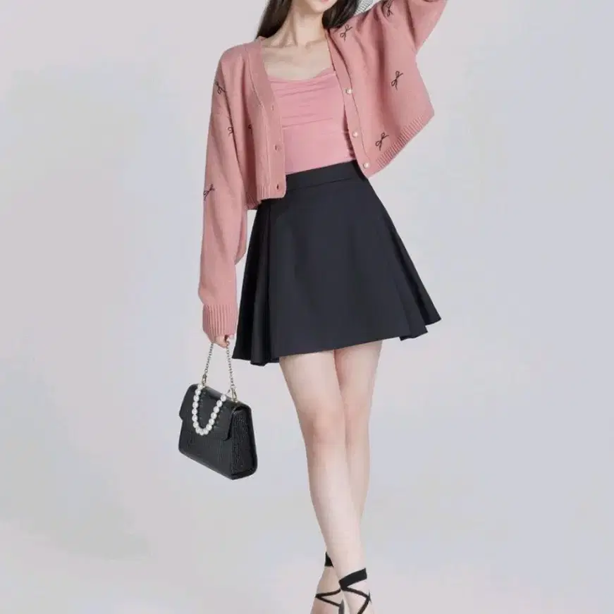 그레이스유 Marie Knit Cardigan (Pink) 마리가디건