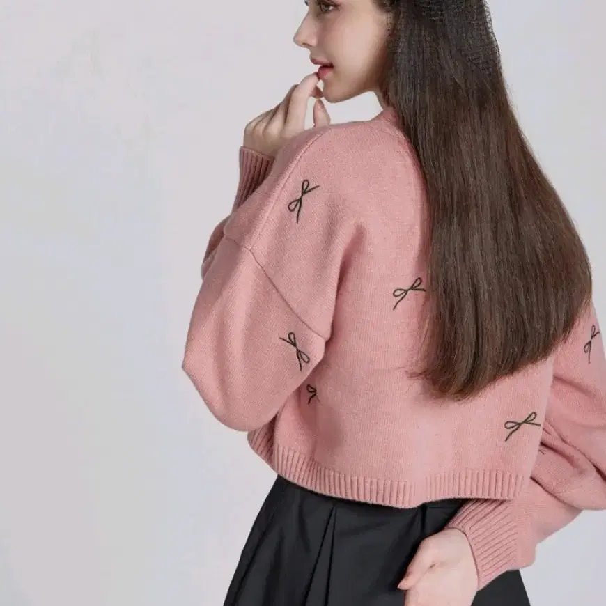 그레이스유 Marie Knit Cardigan (Pink) 마리가디건