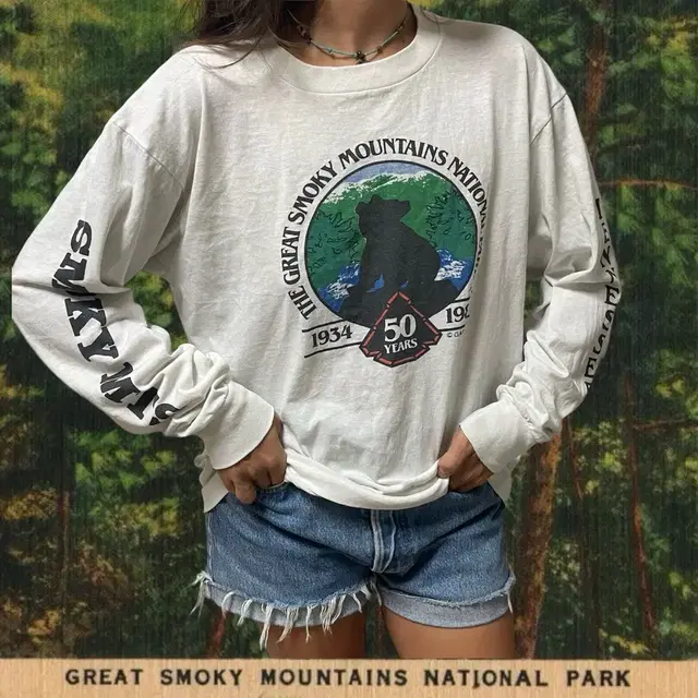 Great Smoky Mountain Vintage Longsleeve