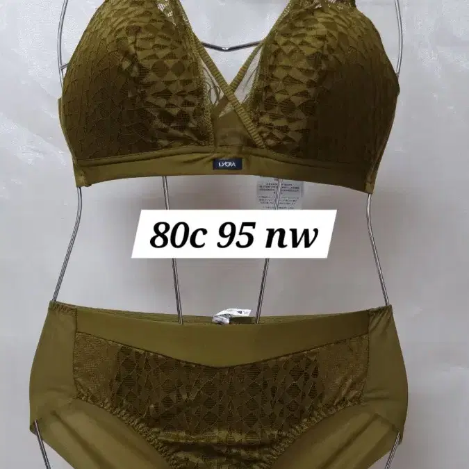 라이크라 노와이어 브라 팬티 80C 95