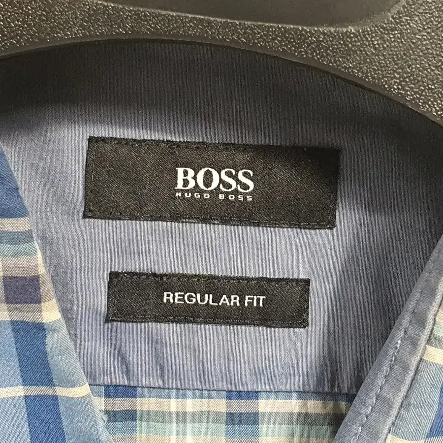 HUGO BOSS 휴고보스 긴팔 배색 체크 남방