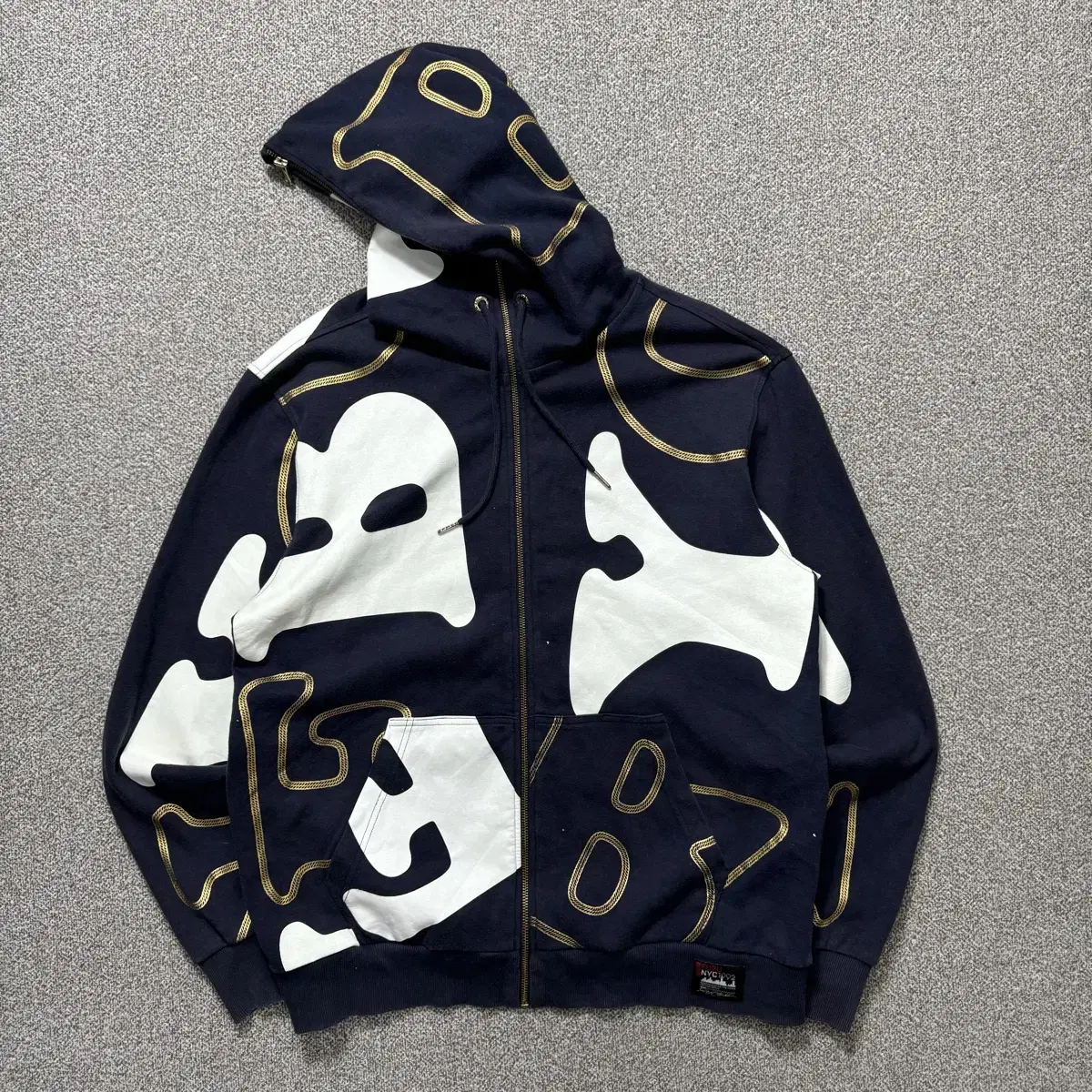 Fubu Pullover Hooded Zip Up