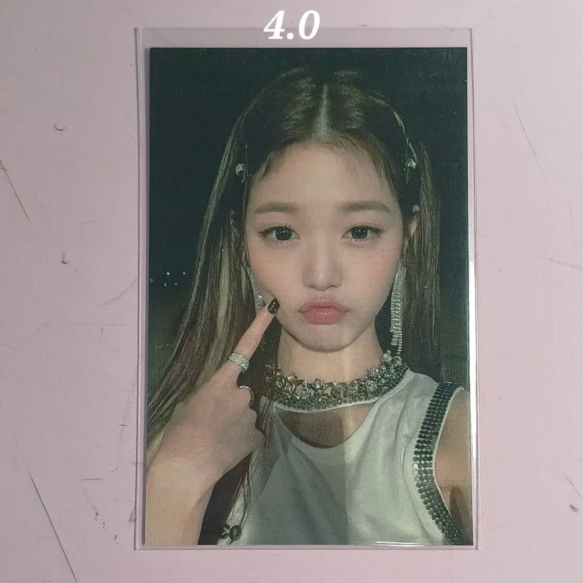 ive wonyoung afterlike soundwave ld message card