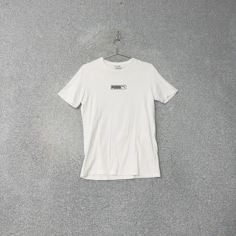 Puma Logo White Vahn Short Sleeve Tee S