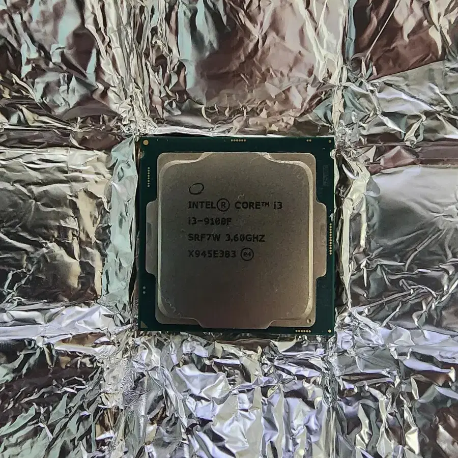 cpu i3 9100F 웬만한 게임 다 돌아가요