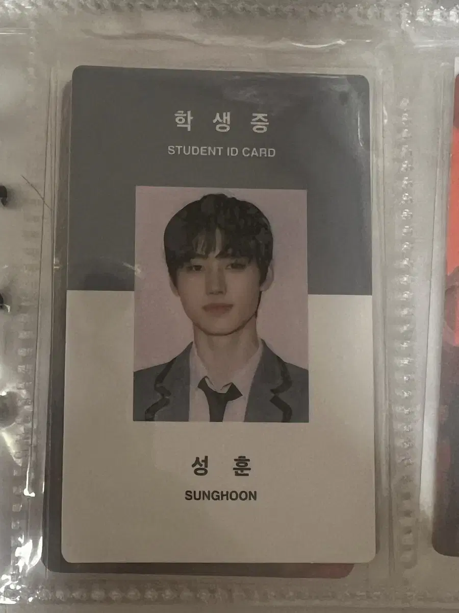 enhypen sunghoon student ID photocard