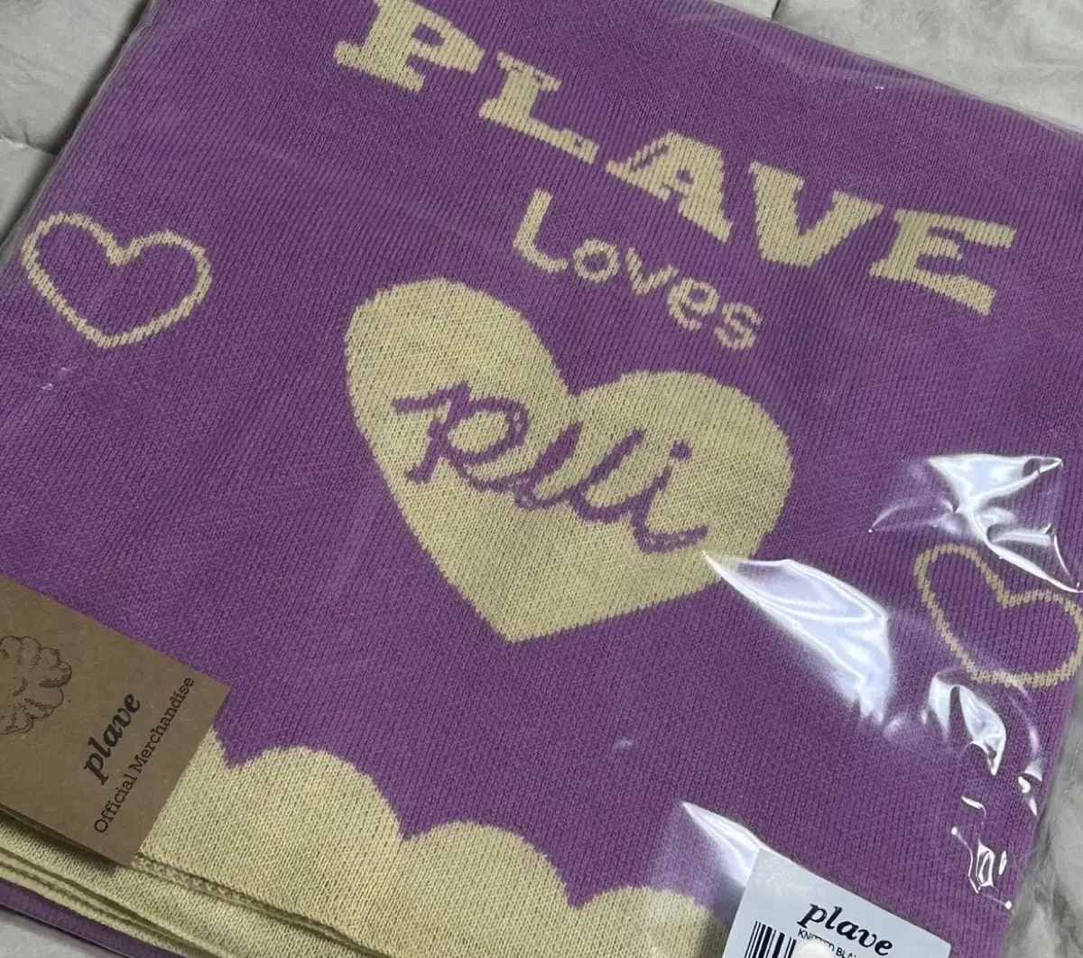 (simple unsealed)plave noah blanket