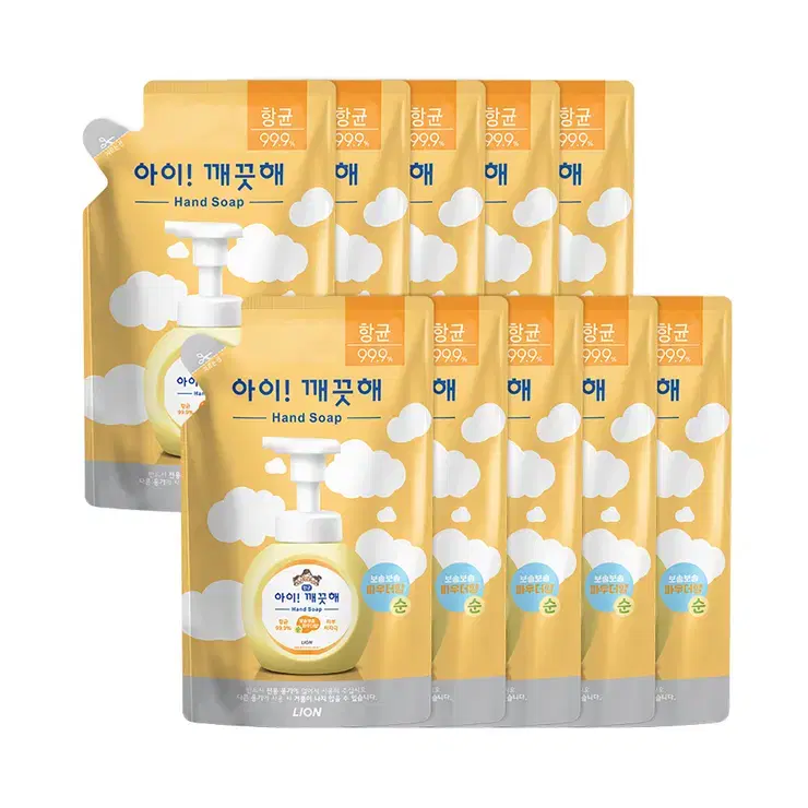 아이깨끗해 순향 리필 200ml x 10개