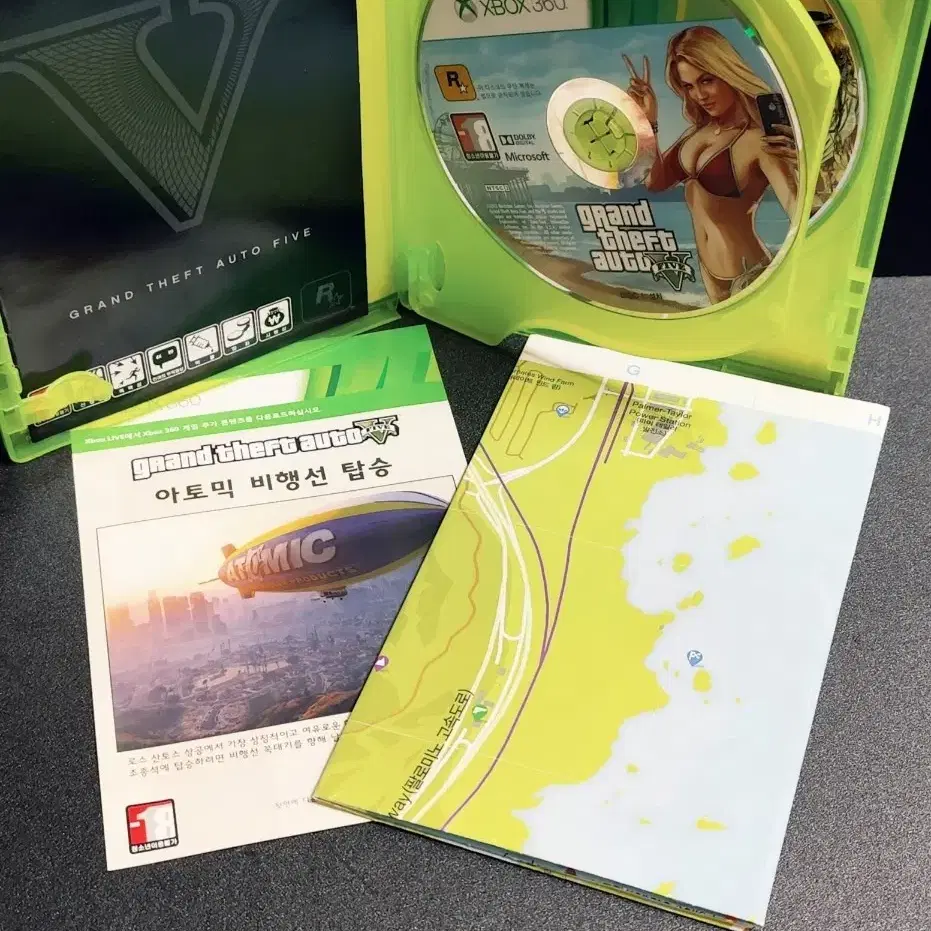 XBOX360: 최고의 명작 정발 한글 GTA5 오픈월드의 명가