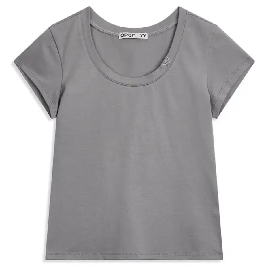 open yy(오픈 와이와이) U-Neck solid tee