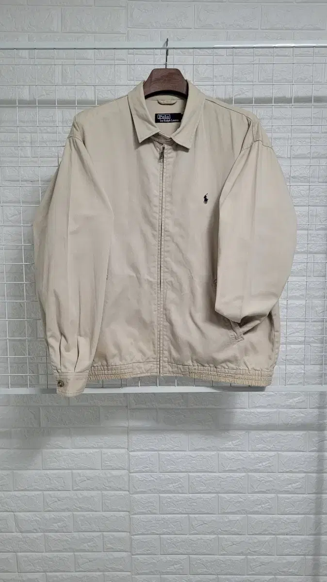 [L-105]Polo 90'sOld SchoolVintage Beige Barracuda Swing TopJacket!