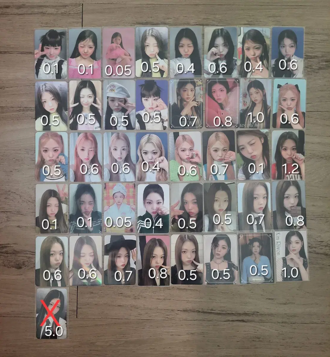 Class:y riwon photocard bulk