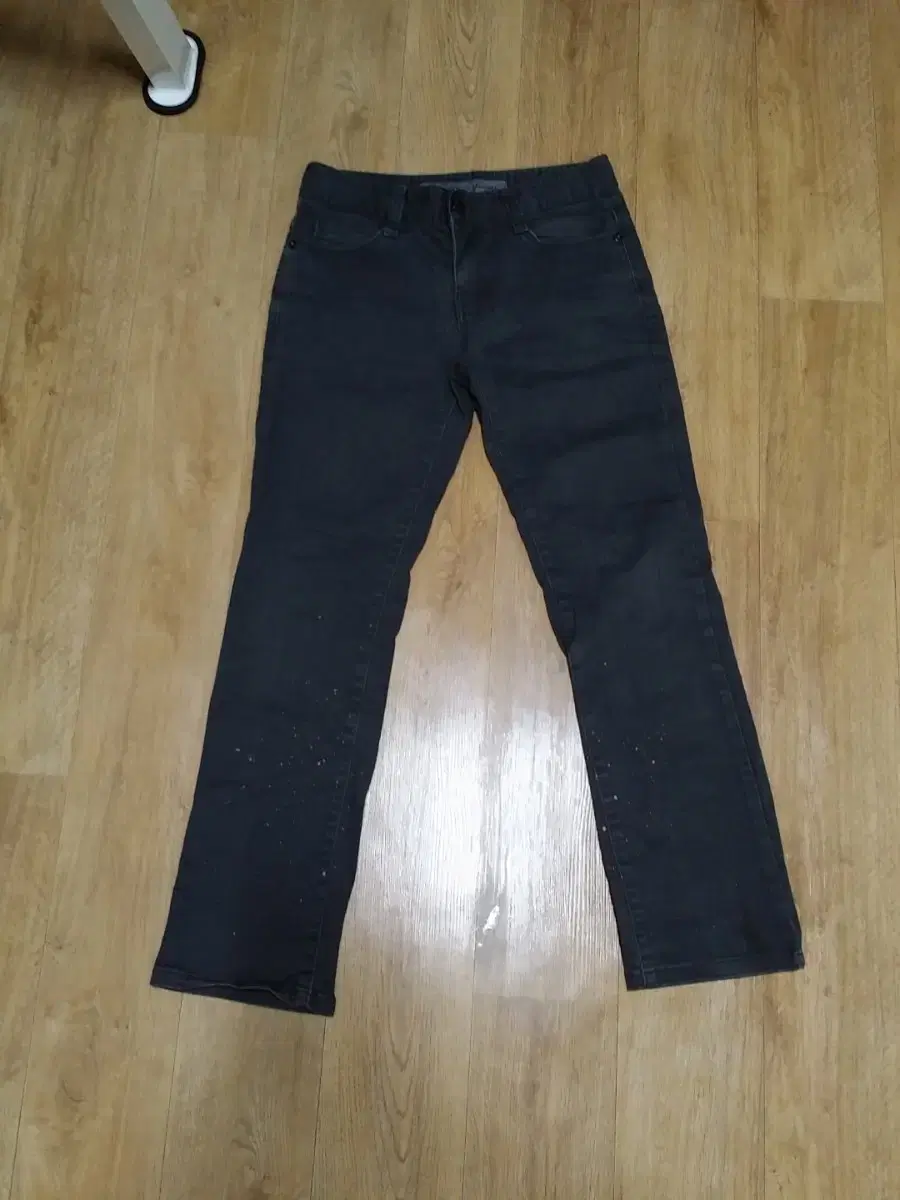 Khaki gray vintage denim jin jeans