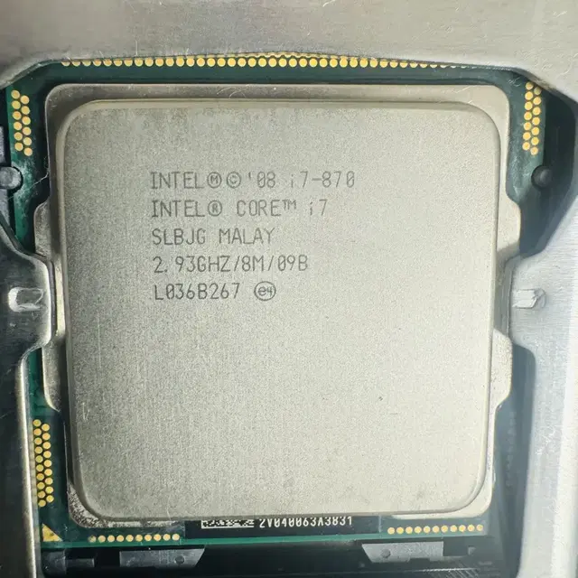 아수스 p7p55d-e 메인보드와 i 870 cpu