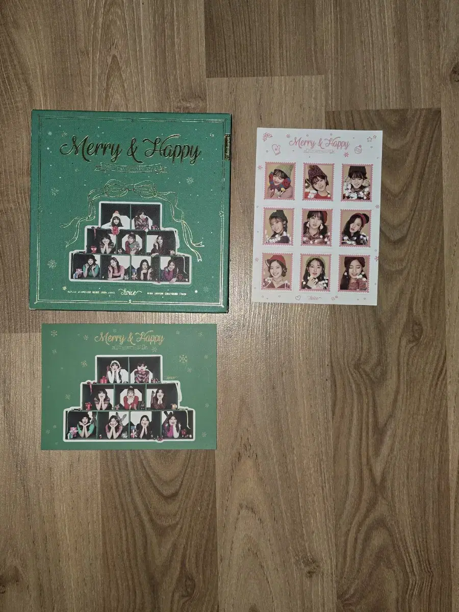 Twice's Merry & Happy album + poster