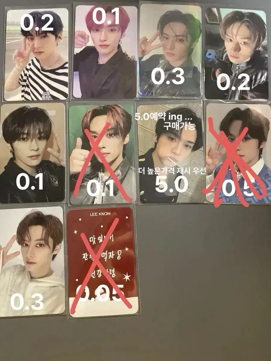 straykids lee know photocard candyino