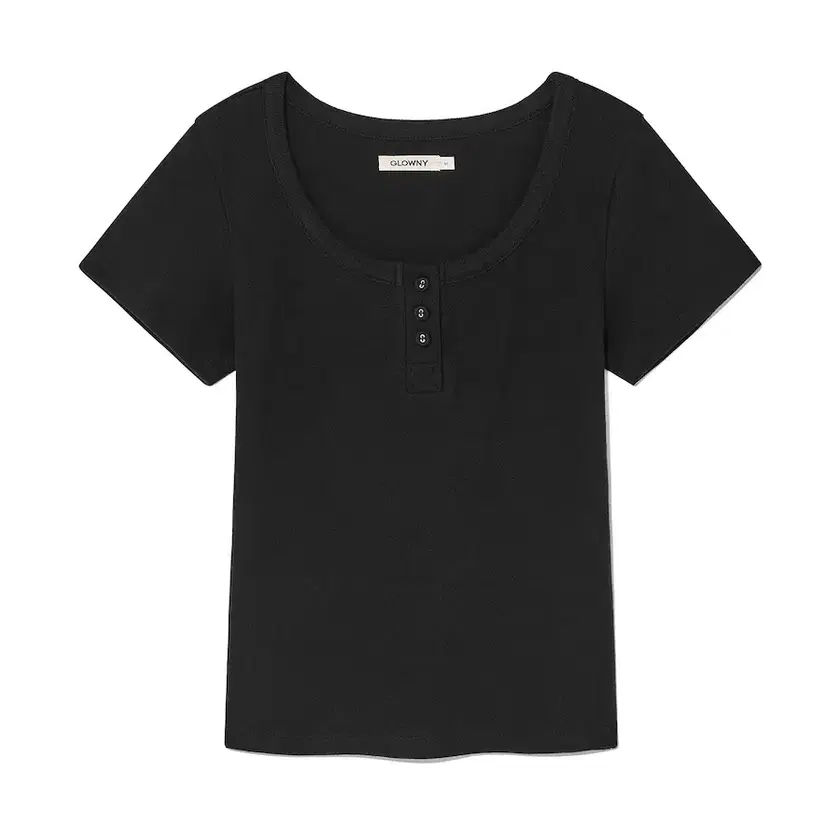 ★GLOWNY ★PROVINCE EYELET BUTTON TEE glowny province eyelet button tee #글로니,#glowny,#beglowny