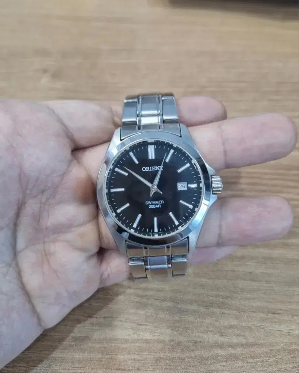 오리엔트 스위머 검판 39mm 판매합니다.