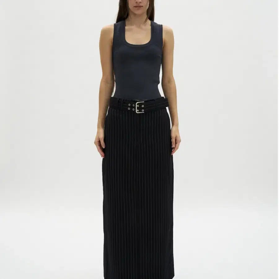 PARTIMENTO W BELTED MAXI SKIRT