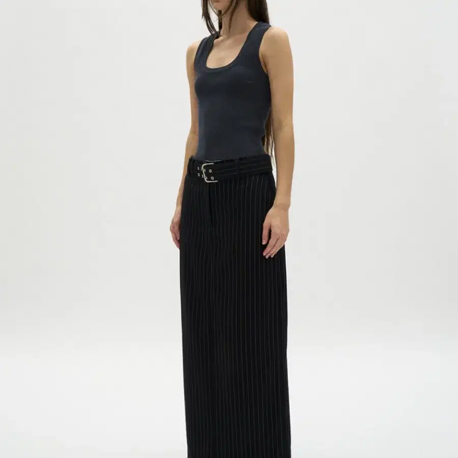 PARTIMENTO W BELTED MAXI SKIRT