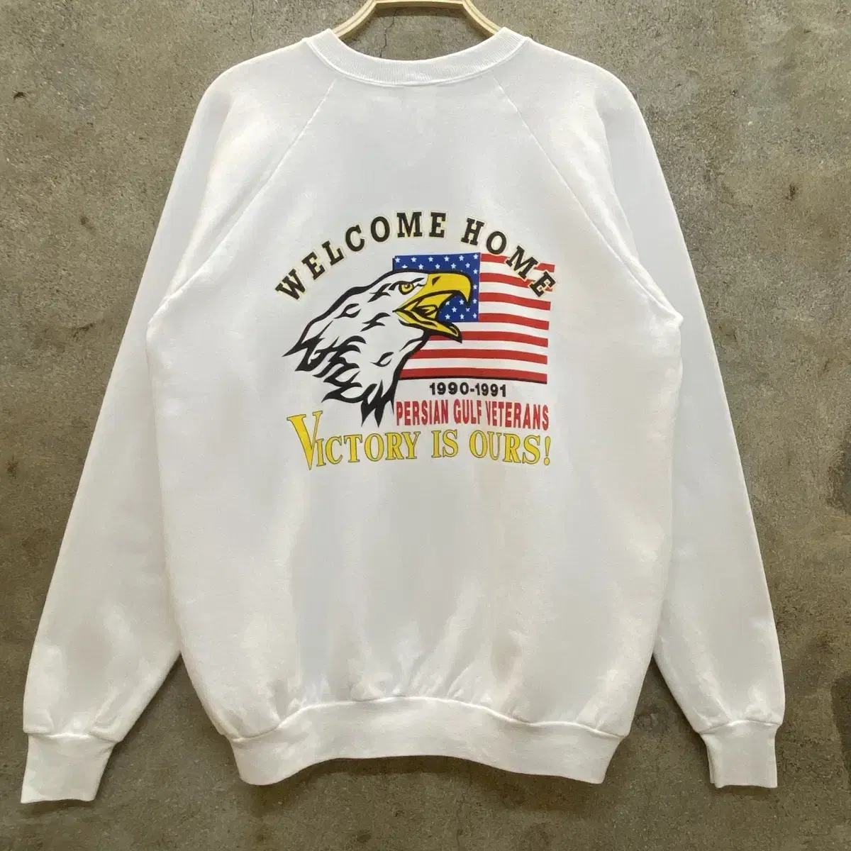 90s Made in USA 미국빈티지 걸프전 맨투맨