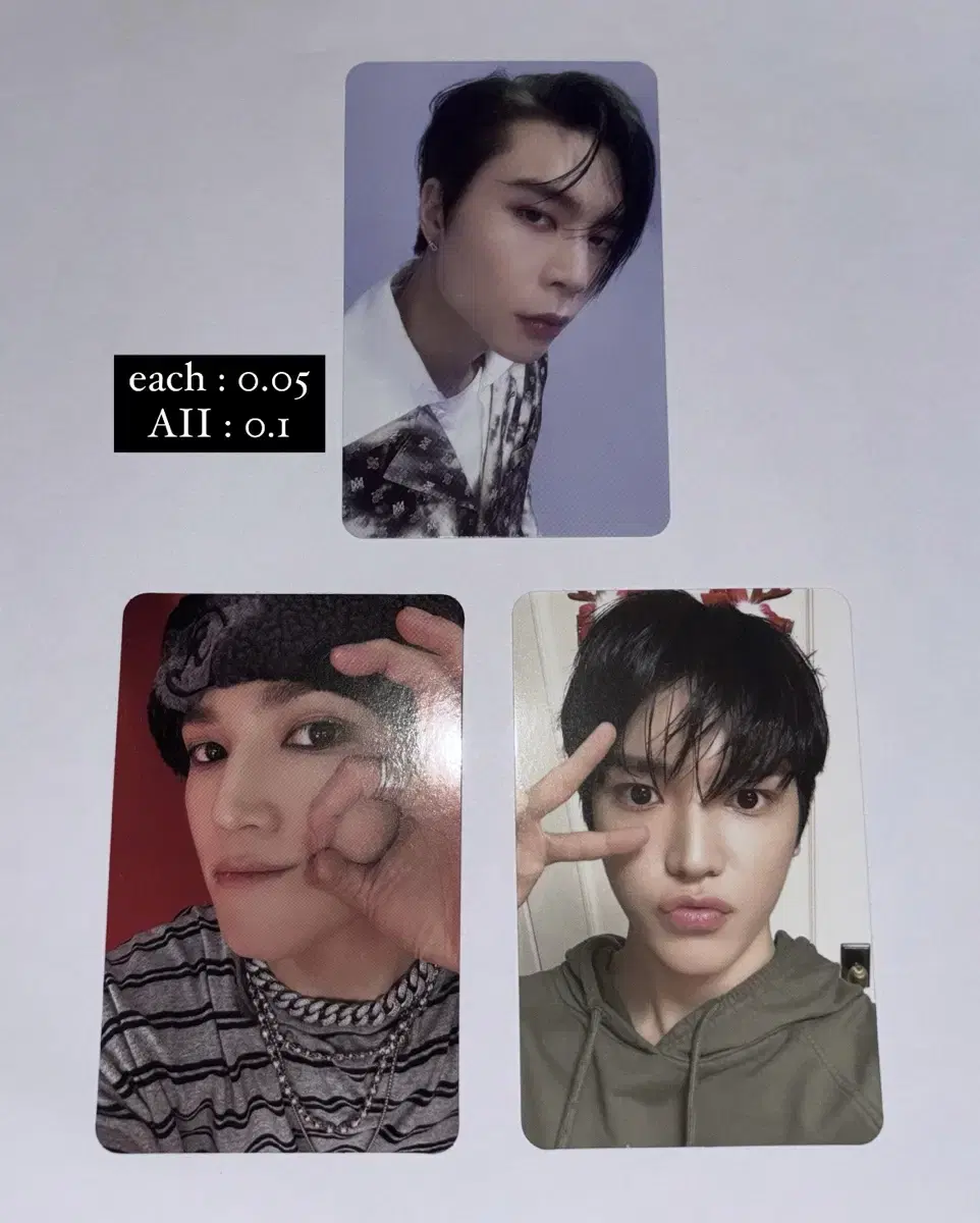 NCT 127 johnny taeyong Photocard