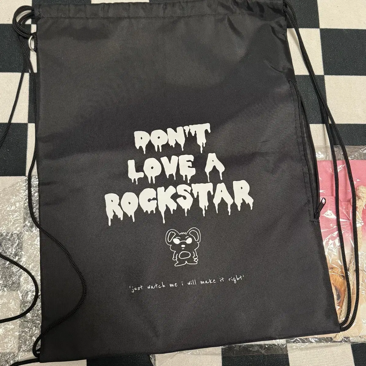 Skz han han jisung unofficial goods Rockstar Gymsack