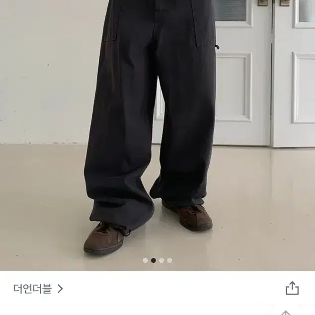 더언더블 FATIGUE COTTON PANTS