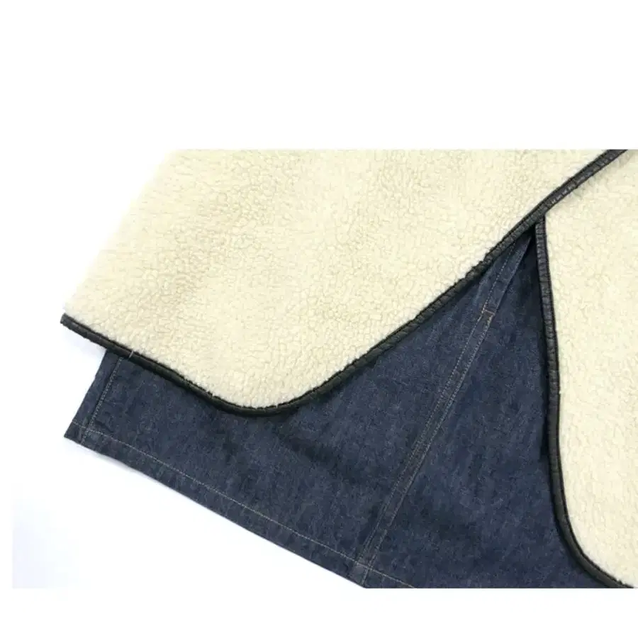 Toga Pulla fleece denim skirt