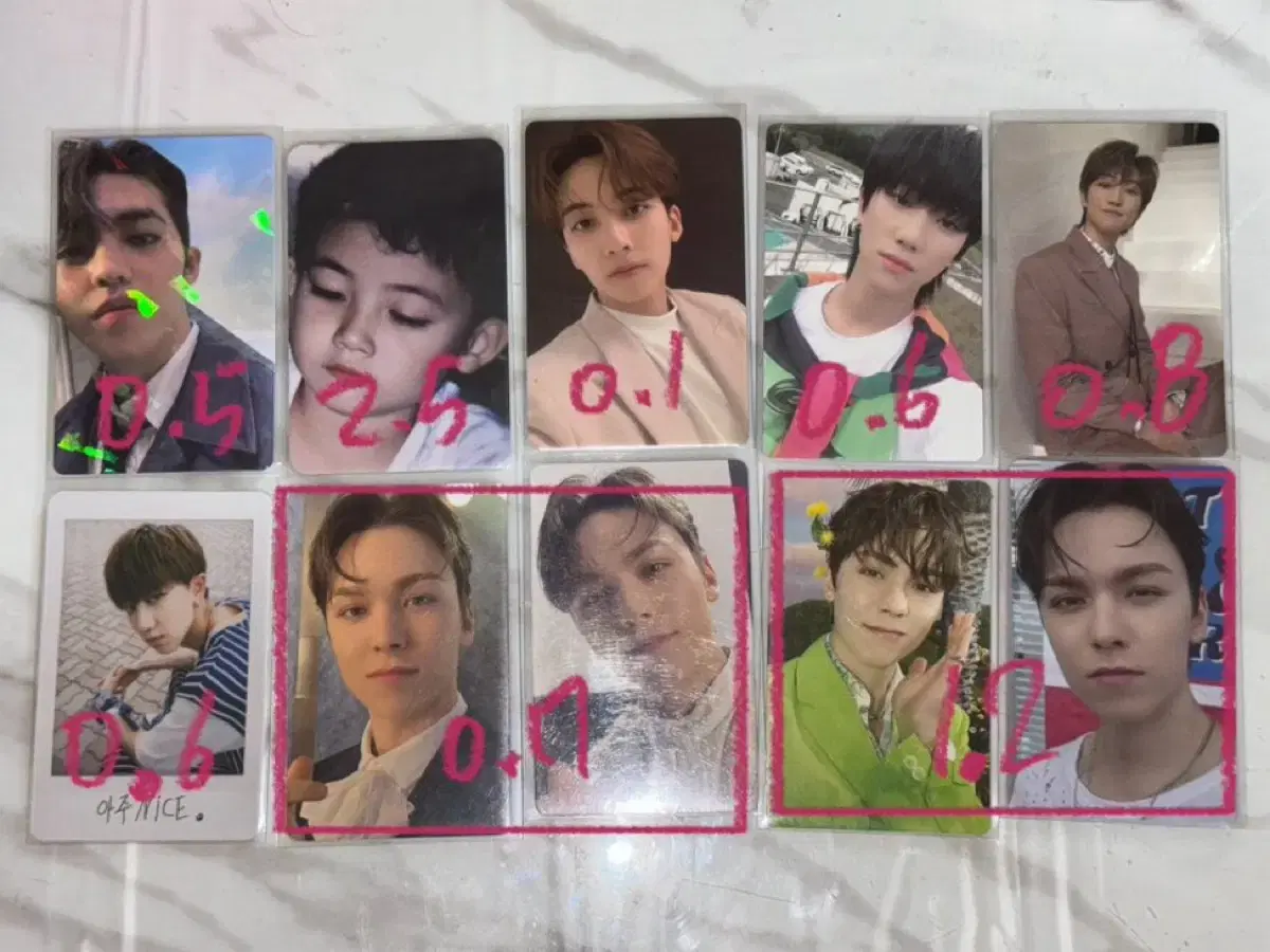 seventeen photocard babyjeonghan s.coups the8 vernon