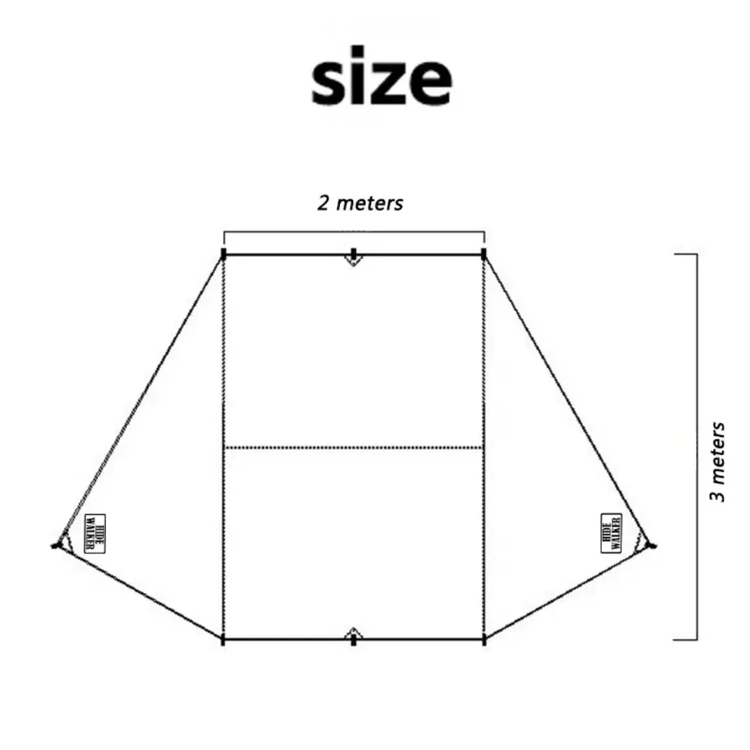 자동차 블랙 코팅 방수 타프 2x3m ^