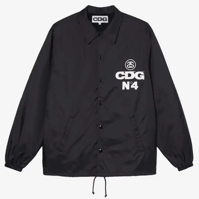 [XXL] CDG x 스투시 코치 자켓 블랙